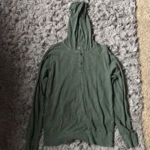 Green GAP long sleeve with hood